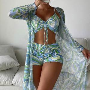 Yi <span class=keywords><strong>Cache</strong></span>-<span class=keywords><strong>maillot</strong></span> en mousseline multicolore style européen et américain, sexy et tendance, pour <span class=keywords><strong>maillot</strong></span> <span class=keywords><strong>de</strong></span> <span class=keywords><strong>bain</strong></span> <span class=keywords><strong>femme</strong></span> avec bas <span class=keywords><strong>de</strong></span> <span class=keywords><strong>maillot</strong></span> montant jusqu'aux cuisses - Product Image 5