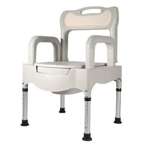 DATA Portable WC Beweglicher Bades itz für ältere Menschen Lift Potty Chair