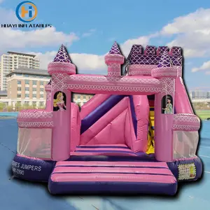 Factory PVC Customized Playground Kids Inflatable Bouncy Jumping Bounce House with slide