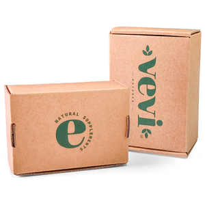 Carton postal cadeau noir imprimé personnalisé petit emballage en carton kraft Boîte en carton <span class=keywords><strong>E</strong></span>-flûte avec insert - Product Image 6