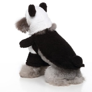 हेलोलीन पांडा टोपी के कपड़े सेट पालतू कुत्ते बिल्ली के कपड़े सेट करें - Product Image 3