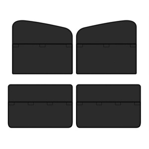 Side <b>Window</b> Shades Magnetic Vinyl Thick Opaque Type For Car Sun Protection Heat <b>Insulation</b> Light Blocking - Product Image 1