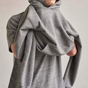 Sudaderas con capucha para hombre informales personalizadas al por mayor, pantalones cortos de felpa francesa, Sudadera de cuello redondo, ropa deportiva con logotipo, Sudadera con capucha y conjuntos de Jogger - Product Image 2