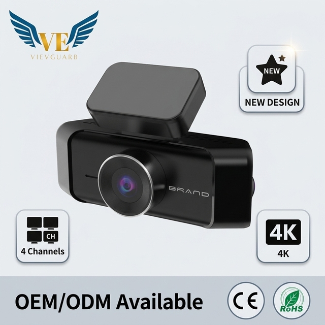 VIEVGUARB VS1130 Dash Cam Night Vision 4K WiFi G-Sensor 360 WDR