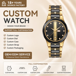 Relojes de Cuarzo para Parejas de San Valentín, Luminosos, con Ventana de Fecha y Calendario, Resistentes al Agua, Casuales, de Acero Inoxidable, para Hombre y Mujer - Product Image 1
