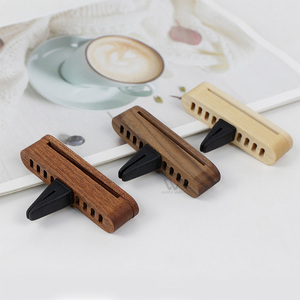Difusor de Aceites Esenciales Reutilizable con Clip para Rejilla de Ventilación de Coche, de Madera Natural, Multiestilo, para Sedán y SUV, Accesorio para Vehículo - Product Image 3