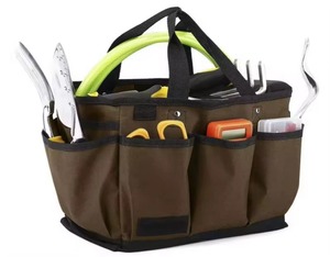Free Sample Heavy Duty Electrician Tote Tool <b>Bag</b> Multi-Compartment Pocket Tool <b>Bag</b> Wear-Resistant <b>Garden</b> canvas Tool Storage <b>Bag</b> - Product Image 1