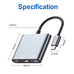 ULT-unite <span class=keywords><strong>3</strong></span>合1 USB C <span class=keywords><strong>3</strong></span>端口铝合金坞站集线器功率增强100W 4K 60hz支撑盒包装库存 - Product Image 6