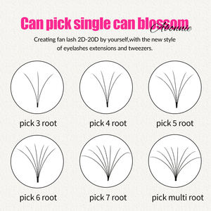 Abonnie <span class=keywords><strong>Bouquet</strong></span> <span class=keywords><strong>Cils</strong></span> Préfaits Volume Extensions de <span class=keywords><strong>Cils</strong></span> Easy Fan Courbure DD Doux et Volumineux Plateaux de <span class=keywords><strong>Cils</strong></span> Easy Fan - Product Image 3