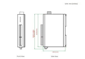 MT-ioLogik E1240 โมดูลรับสัญญาณอนาล็อก 2 พอร์ต แบบรีโมตผ่านอีเธอร์เน็ต ยี่ห้อใหม่ รองรับ Modbus TCP/Ethernet/IP รองรับ TCP/IP (Slave) - Product Image 2