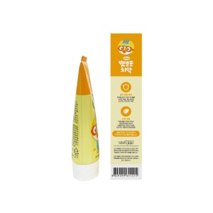 Pororo Kids <b>Toothpaste</b> 90g Pineapple Flavor Fluoride Free Oral Care for Children Home Use Regular Size Made in Korea - Product Image 2