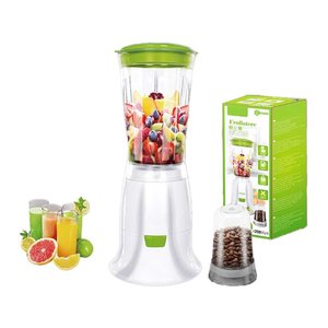 400mL 170W in acciaio inox lame antiscivolo Base verde colore 2-in-1 frullatore macchina da caffè con contenitore di vetro UK Plug