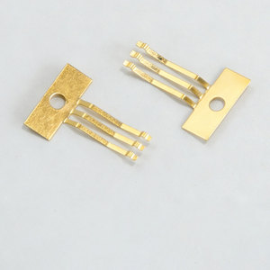 Contact <span class=keywords><strong>de</strong></span> batterie plaqué or sur mesure OEM, à haute conductivité, pour composants <span class=keywords><strong>de</strong></span> connecteurs <span class=keywords><strong>de</strong></span> précision - Product Image 4