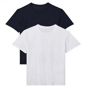 Men's Regular <b>Fit</b> Cotton T-<b>Shirt</b> O-Neck Short Sleeve Solid Color Casual Jersey Knitted Tee <b>White</b> - Product Image 3