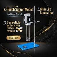 Agitateur homogénéisateur à cisaillement élevé de laboratoire 200-21000 tr/min, machine d'émulsification de liquides avec moteur et roulement pour le traitement chimique