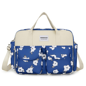 Sacs à couches personnalisés avec logo imprimé lapin, en tissu Oxford, grande capacité, sacs fourre-tout pour bébé, sacs à bandoulière pour maman - Product Image 6