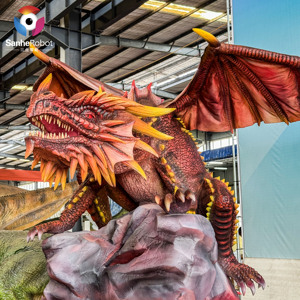 Waterproof <strong>Life</strong>-<strong>Size</strong> Animatronic Western Dragon <strong>Robot</strong> for Theme Park &amp; Public Display - Product Image 6