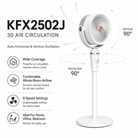 Ventilateur Vortex Électrique Sans Fil Industriel ZHIYIN, Construction Métallique, Télécommande, Contrôle Numérique, Minuteur pour Camping en Plein Air et Hôtels