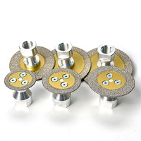 Lame de coupe miniature en diamant brasé PMS Industrial pour le nettoyage des joints de carrelage, lame de nettoyage pour meuleuse d'angle diamantée pour le verre