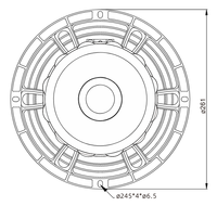 Altavoz de neodimio de 10 pulgadas para equipo de sonido de escenario line array sonido claro de alta calidad altavoz de 10 pulgadas