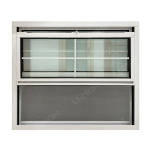 <span class=keywords><strong>Barre</strong></span> <span class=keywords><strong>de</strong></span> maison 2x3 36x30 fenêtre à double vitrage isolée aluminium incliné vertical coulissant simple double fenêtre à guillotine - Product Image 2