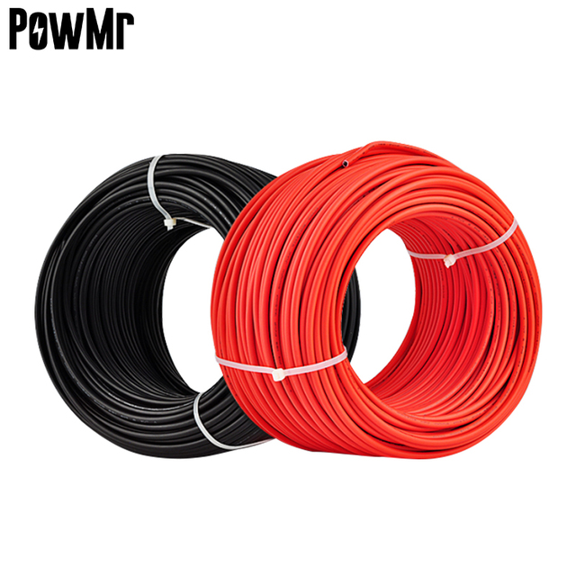 100 Meters/Roll Single Black Core MCX 4mm2 Solar Panel Connection Cable PV System Wire Dc Solar Cable