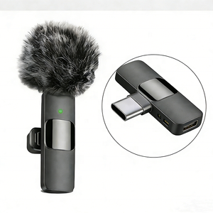 Ensemble de 2 mini-microphones sans fil professionnels de haute qualité pour une enregistrement audio clair et net - Product Image 1