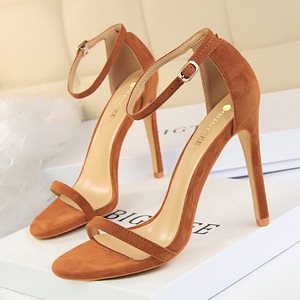 Nuovi Sandali da Donna alla Moda e Sensuali <span class=keywords><strong>con</strong></span> Tacco Sottile, Tacco Ultra Alto e Cinturini Monospalla, che Esalano un'Atmosfera Estiva - Product Image 4