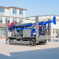 Expédition rapide, machine de forage à moteur diesel pour l'or, machine de forage à noyau entièrement hydraulique, échantillonnage de roches, exploration
