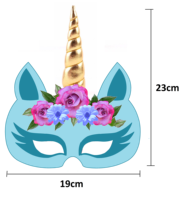 Vente en gros de masque de chat demi-visage de dessin animé Fournitures de spectacle pour enfants Masque de renard japonais Anime Dance