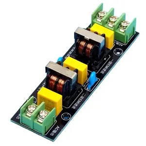 AC 220V 110V 2A 4A 10A 18A EMI Power Filter Module 18A Anti-interference EMC FCC Power Filtering Board Purifier Amplifier Noise