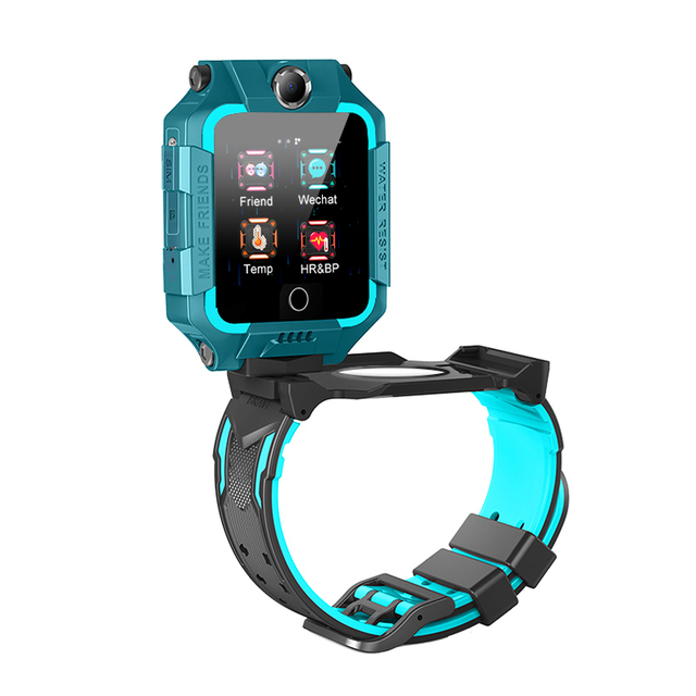 Ce Fcc Rohs Health tracker Temperature Sensor Heart Rate Blood Pressure Smart Watch Gps Kids Gadget