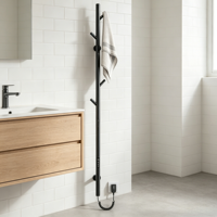 Sèche-serviettes intelligent 95W 125x1500mm en fibre de carbone avec minuterie et réglage de la température