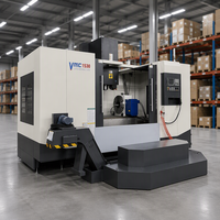 Centre d'usinage vertical CNC Shandong HR VMC1580 GSK, haute rigidité, robuste, machine de fraisage mono-axe 3 axes, table 1500x800mm