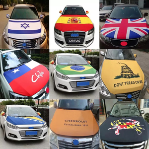 Funda para Capó de Coche con Bandera, Elástica, de Spandex y Poliéster, Personalizada, Patriótica, Nacional, México, Estados Unidos, Brasil - Product Image 4