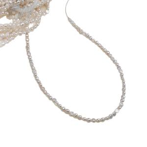 Nuevo Producto, Perlas de Agua Dulce Naturales Barrocas, Hechas a Mano, de 5-6 mm, Color Blanco Brillante, con Doble Cara Brillante, para Manualidades - Product Image 5