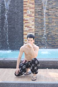 กางเกงฮาเร็มผ้าฝ้าย100% กระเป๋าโอเวอร์ไซส์เอวยางยืดลำลอง - Product Image 4