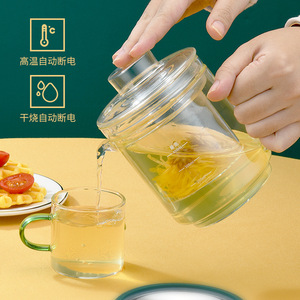 Glass Electric Kettle DA-045 1000W Below With Lid Heat Resistant For Tea Making Boiling Water Mini Stewing Cup - Product Image 1