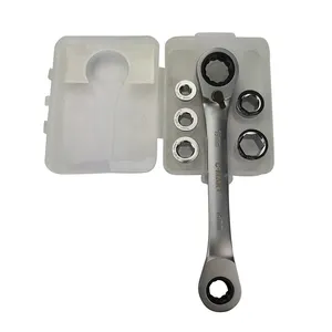 Set di Chiavi <span class=keywords><strong>a</strong></span> <span class=keywords><strong>Bussola</strong></span> Reversibili con Cricchetto 8mm 10mm 12mm 13mm 14mm 17mm 19mm - Product Image 1