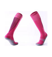 Chaussettes de football respirantes en polyester et coton