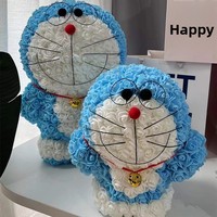 Bunga Abadi Kt Cat Rose Bear Sabun Bunga Kucing Hadiah Hari Valentine dari Pabrik yang Kuat untuk Pacar untuk Wisuda Paskah