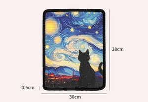 Moderno Tappetino Grande in Sisal per Gatti - Design Artistico Multi-Motivo, Protezione per Mobili in Fibra Naturale Ecologica per Gatti e Gattini - Product Image 6