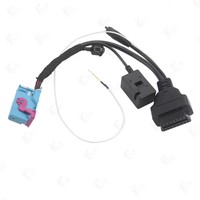 Faisceau de câbles GeiLiVity KD-VW01 pour lecteur de code de 4e génération et programmeur de clés de voiture USB 12V avec prise en charge de l'anglais