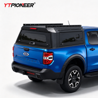Capot rigide de camping pour Ford Maverick 2021-2022 avec spoiler aérodynamique, fenêtre coulissante verrouillable, sans perçage, pour benne de pick-up