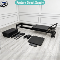 Máquina de Pilates Reformer Plegable de Aleación de Aluminio para Estudio de Fitness, Diseño Portátil y Duradero, Suministro Comercial al por Mayor