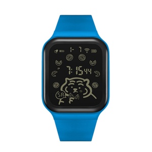 Reloj Digital Deportivo de Silicona para Niños, Diseño Cuadrado de Dibujos Animados, con LED y Resistente al Agua, Venta al Por Mayor OEM - Product Image 4