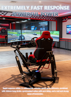 Siège de machine 3DOF 6DOF, expérience de course réaliste, chaise de rallye virtuelle 4D, multijoueur interactif, simulateur VR F1, éducatif, pour la maison