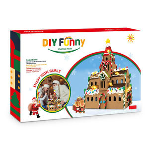 Juguetes Creativos de La Ciudadela Victoria, Modelo 3D, Casas de Navidad de Papel, Juguete con Caja de Regalo - Product Image 1