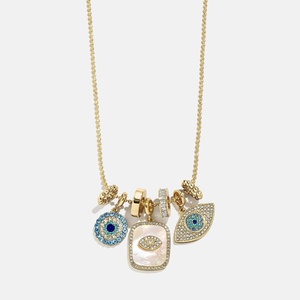 Set di Collane Multistrato Boho da Donna SongYi con Perline di Turchese e Madreperla, Ciondolo Impilabile in Tono Oro alla Moda - Product Image 2