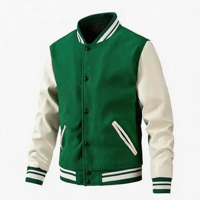 Mode de haute qualité hommes personnalisé collège Baseball homme veste Durable moderne élégant université veste à la mode
